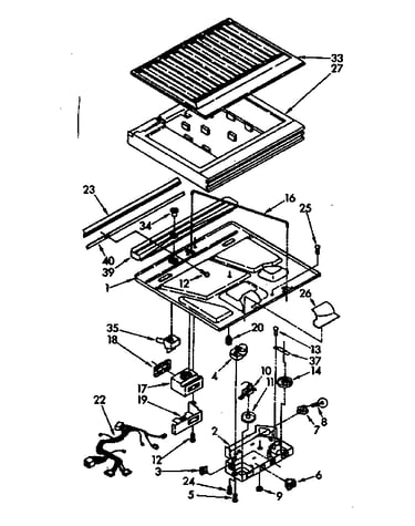 Compartment separator parts