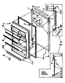 Refrigerator door parts
