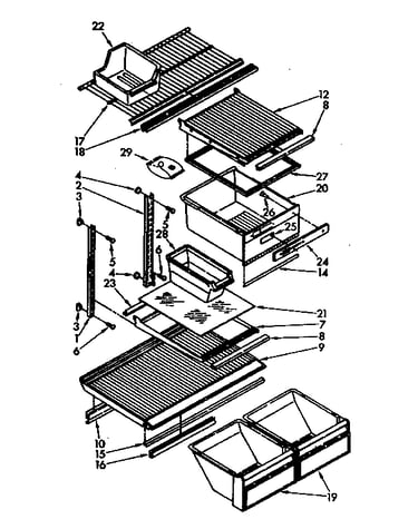 Shelf parts