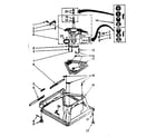 Kenmore 11082692630 machine base parts diagram