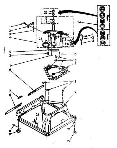 Machine base parts