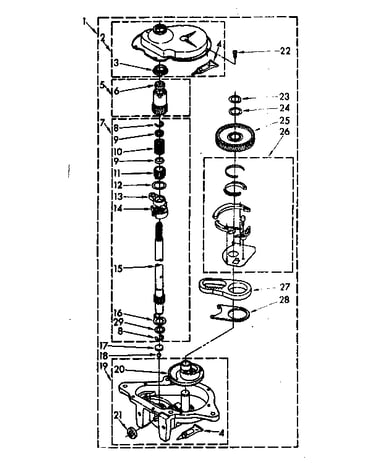 Gearcase parts