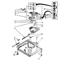 Kenmore 11082694840 machine base parts diagram