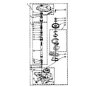Kenmore 11082694540 gearcase parts diagram