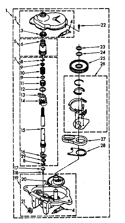 Gearcase parts
