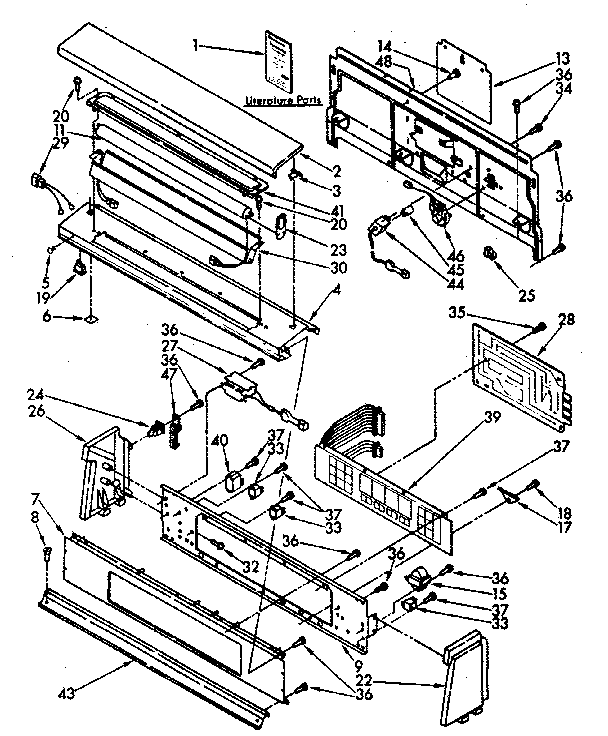 Limited edition console panel parts