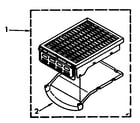 Kenmore 11087894300 dry rack parts diagram