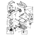 Kenmore 1162835580 vacuum cleaner parts diagram