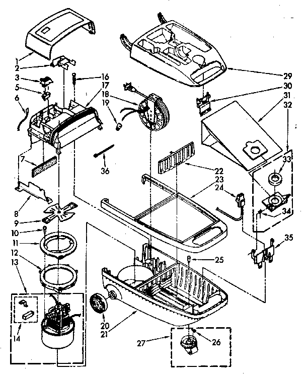 Vacuum cleaner parts