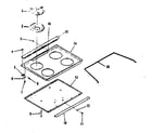 Kenmore 9113548810 main top diagram