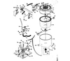 Kenmore 41789190610 tubs, water valve, lid switch diagram