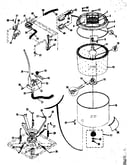 Tubs, water valve, lid switch