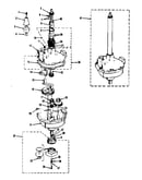Transmission, water seal, lower bearing asmy.