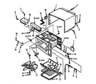 Kenmore 5648824581 cabinet parts diagram