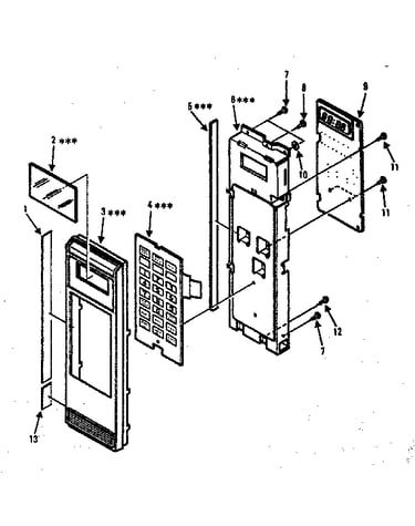 Control panel parts