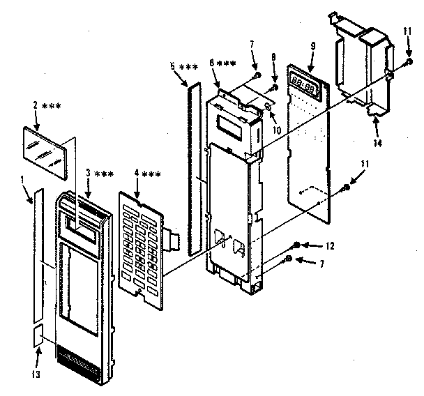 Control panel parts