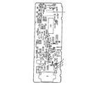 Kenmore 5648844881 power and control circuit board (part no. 14817) diagram