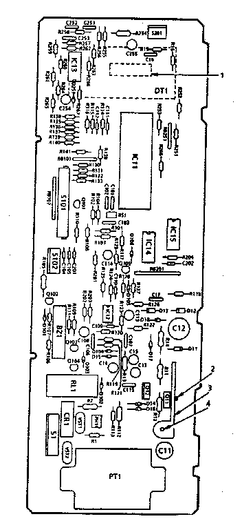 Power and control circuit board (part no. 14817)