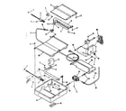 Kenmore 9113658810 broiler & oven burner section diagram
