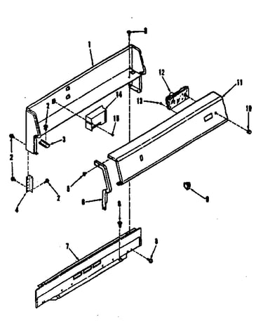 Backguard section