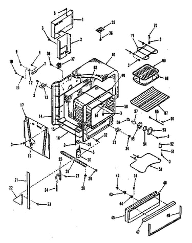 Oven body