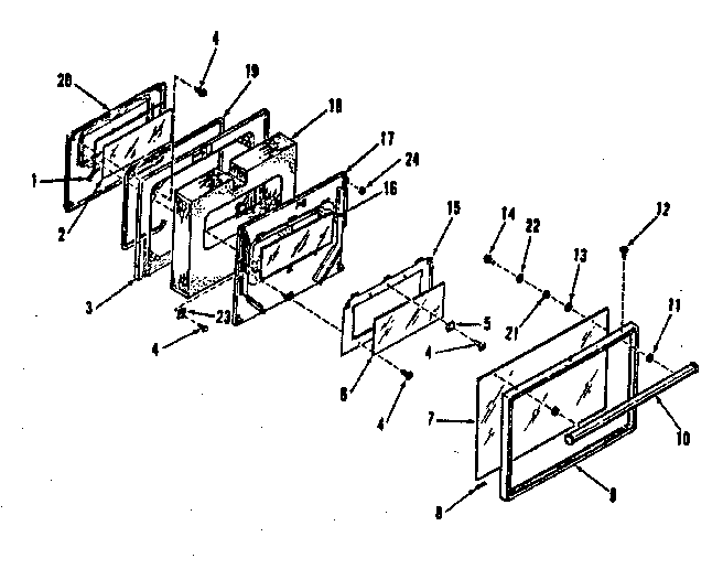 Oven door
