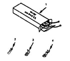 Kenmore 9114688810 wire harness and components diagram