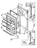 Refrigerator door parts