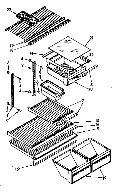 Shelf parts