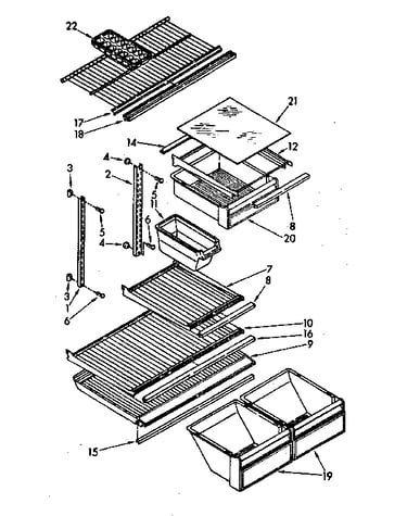 Shelf parts