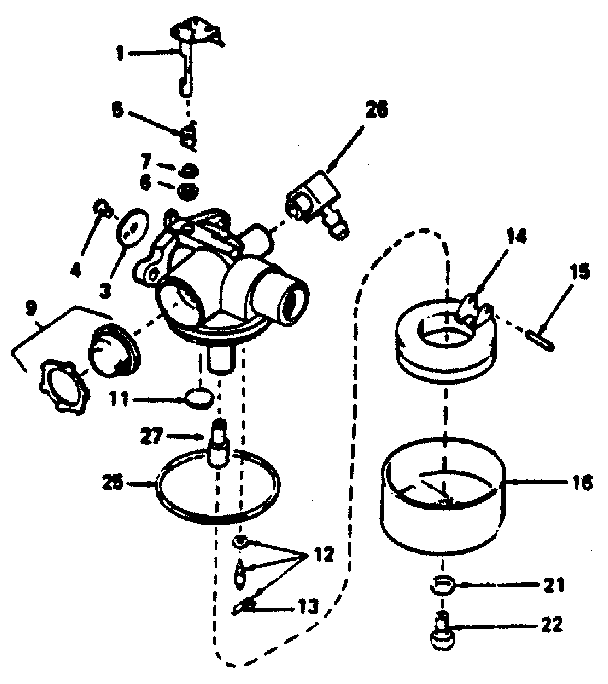 Carburetor no. 632420