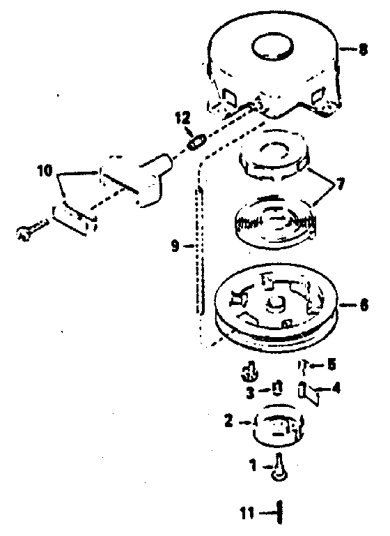 Rewind starter no. 590420a