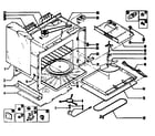 Kenmore 99547(1988) basic body diagram