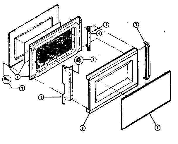 MICROWAVE DOOR