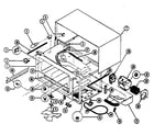 Kenmore 99525(1988) microwave parts diagram