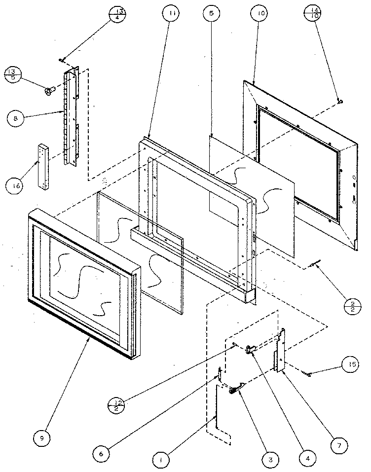 MICROWAVE DOOR