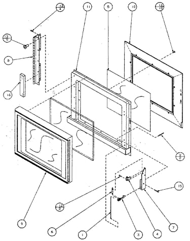 Microwave door