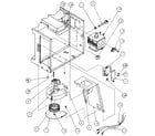 Amana RS458P magnetron and air flow diagram