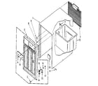Kenmore 106855481 cabinet diagram