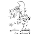 Craftsman 113179900 cart assembly and accessories diagram