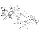 Craftsman 113234610 figure 2-arm and motor assembly diagram