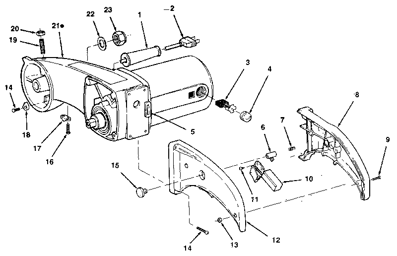 FIGURE 2-ARM AND MOTOR ASSEMBLY