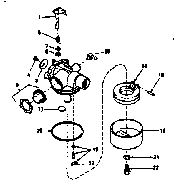 Carburetor no. 632367