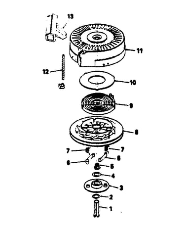 Rewind starter no. 590621