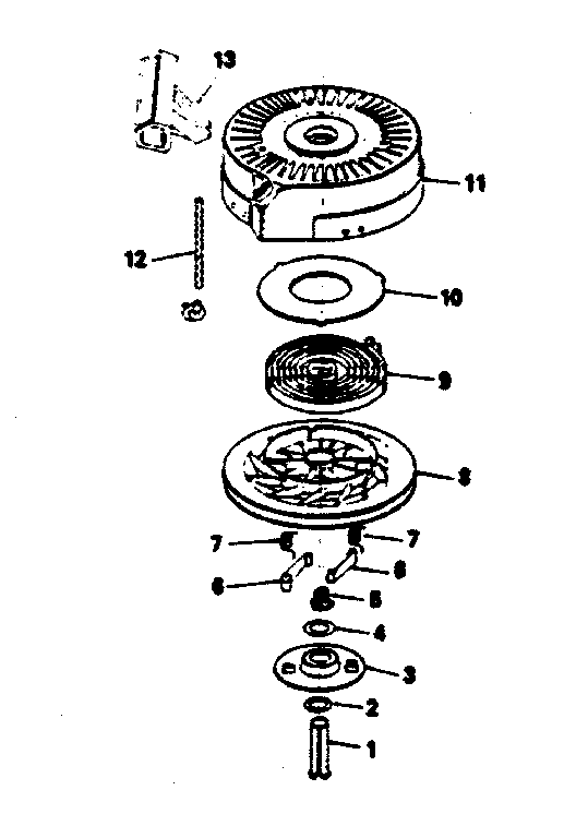 Rewind starter no. 590621