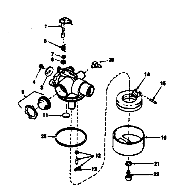 Carburetor no. 632367