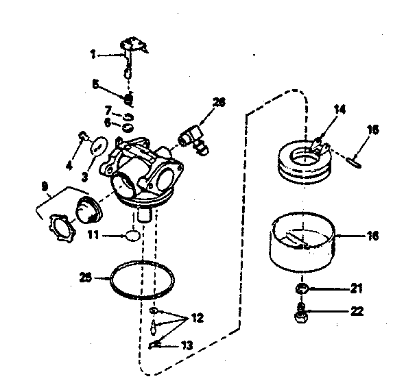 Carburetor no. 632046