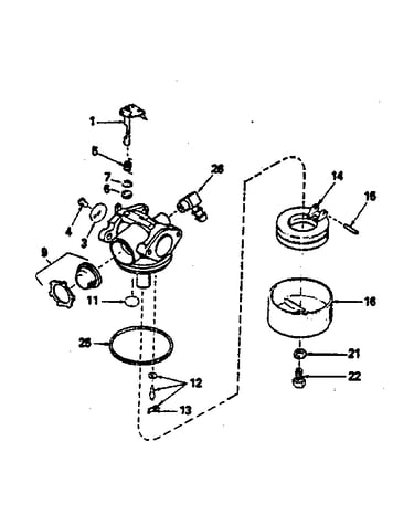 Carburetor no. 632046