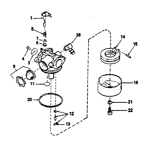 Carburetor no. 632046