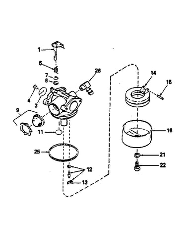 Carburetor no. 632046